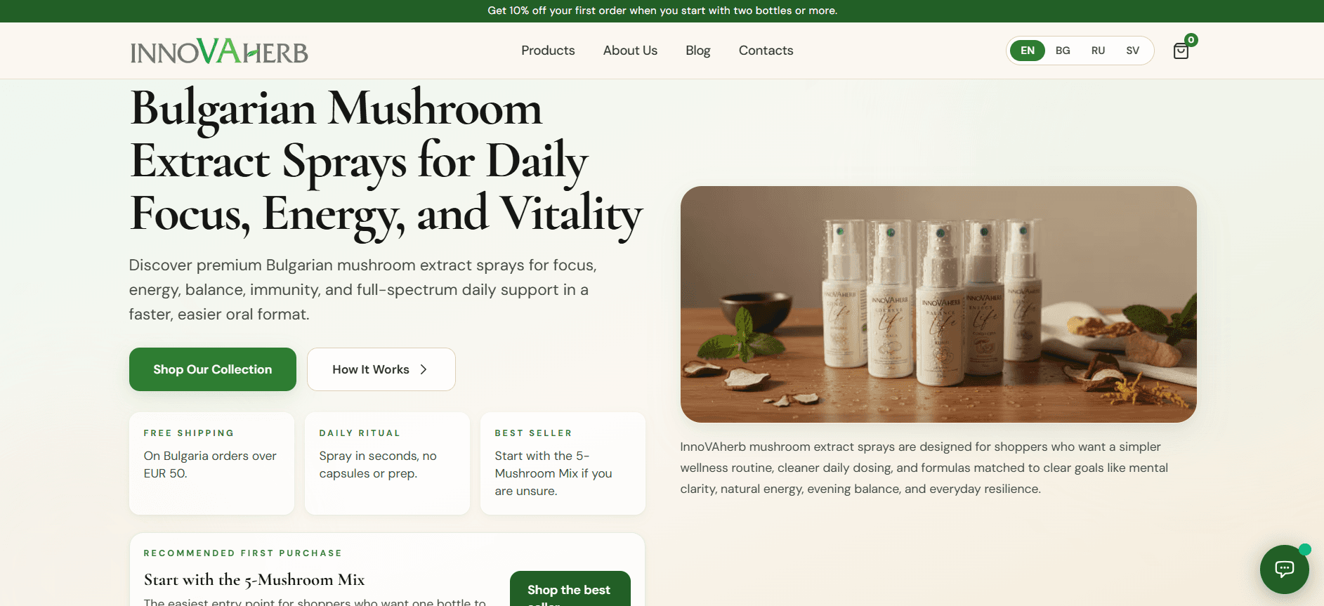 InnoVAherb homepage